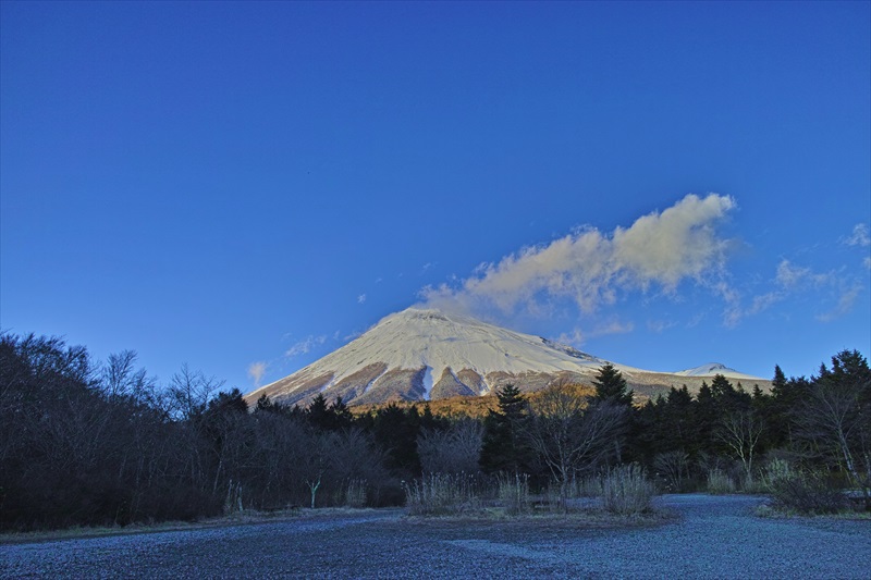 2022年12月23日の富士山 富士山スカイライン 2022年12月23日の富士山 富士山スカイライン
