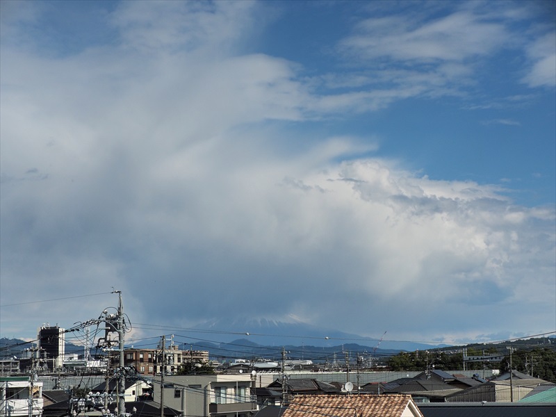 2023年10月29日の富士山 自宅 2023年10月29日の富士山 自宅