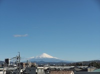 2024年2月27日の富士山　　　自宅