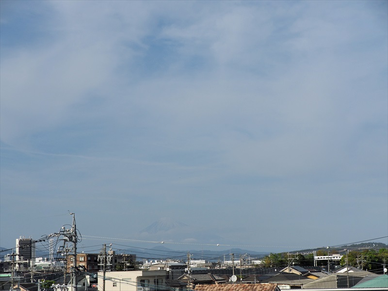2024年4月12日の富士山　　　自宅