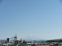 2024年5月4日の富士山　　　自宅