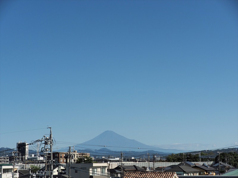 2024年10月21日の富士山 自宅 2024年10月21日の富士山 自宅