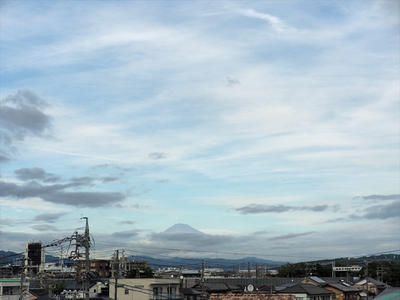 2024年10月30日の富士山 自宅 2024年10月30日の富士山 自宅