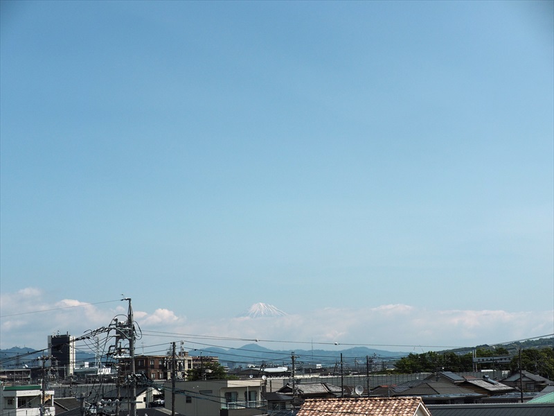 2025年5月13日の富士山 自宅 2025年5月13日の富士山 自宅