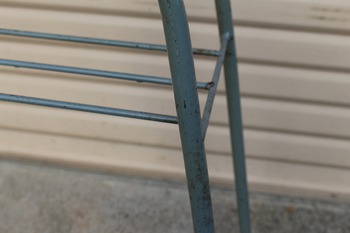 古い鉄脚テーブル・無垢古材テーブル (昭和レトロ・古道具・アンティーク・家具・パソコンデスク) 古い鉄脚テーブル・無垢古材テーブル (昭和レトロ・古道具・アンティーク・家具・パソコンデスク)