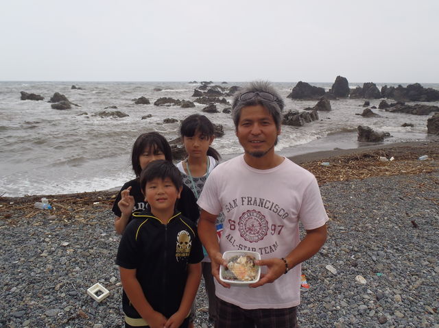 シーカヤック日本一周の海旅　北海道松前町豪雨停滞