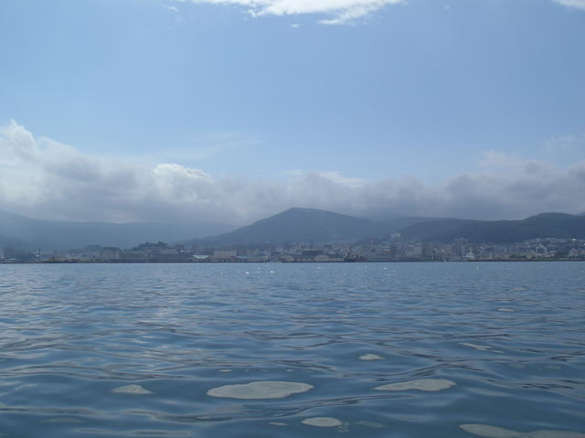 小樽の街を見ながら海を漕ぐ。色々あるのが人生さ。９月１４日