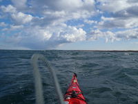 サロマ湖からオホーツク海へ　シーカヤック日本一周の海旅１１月２０日