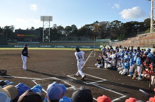 【CP日記】元横浜ベイスターズ鈴木尚典さん少年野球教室