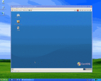 Windows XP内でCentOSを起動