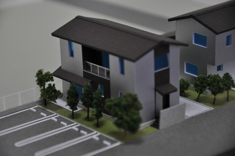 賃貸住宅の模型