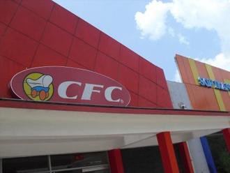 インドネシア　チキン店　CFC