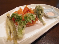 山菜のテンプラ