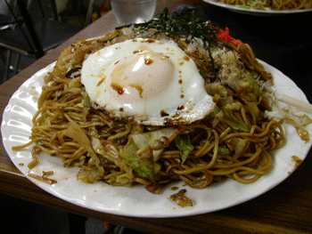 大判屋の焼きソバ大盛