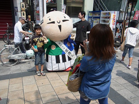 家康くん モール街軽トラ市出陣!!