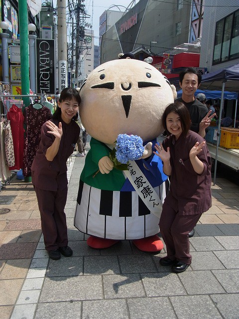 家康くん モール街軽トラ市出陣!!