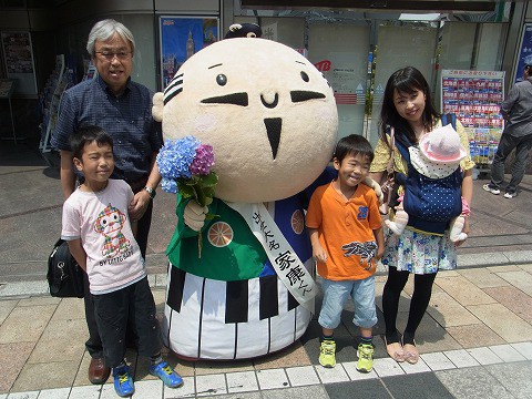 家康くん モール街軽トラ市出陣!!