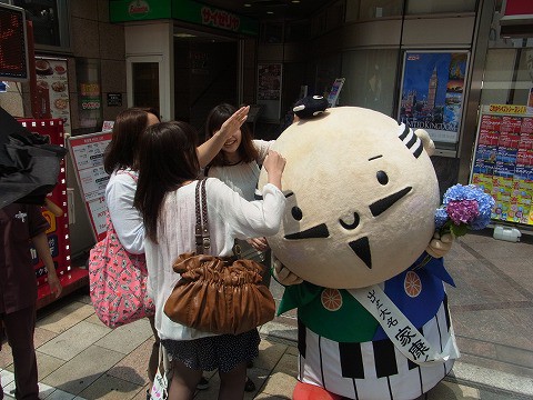 家康くん モール街軽トラ市出陣!!