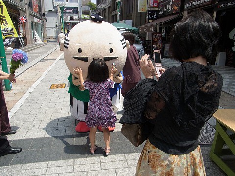 家康くん モール街軽トラ市出陣!!