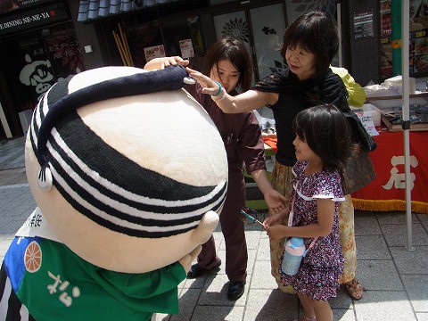 家康くん モール街軽トラ市出陣!!