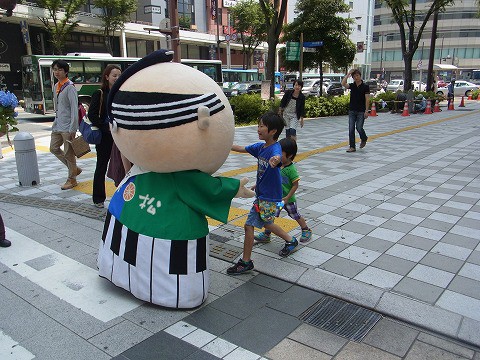 家康くん モール街軽トラ市出陣!!