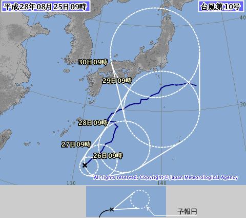 台風10号―静岡浜名湖への影響は！？