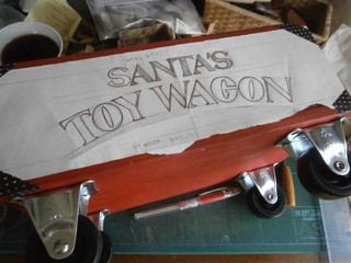 SANTAS TOY WAGON SANTAS TOY WAGON