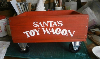 SANTAS TOY WAGON SANTAS TOY WAGON