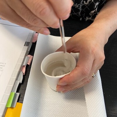 アロマで歯磨き粉を作りました アロマで歯磨き粉を作りました