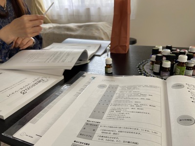 アロマコーディネーター養成講座でした アロマコーディネーター養成講座でした