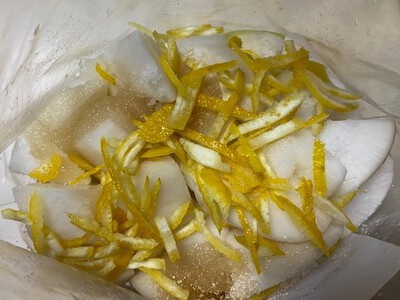 柚子大根を作りました 柚子大根を作りました