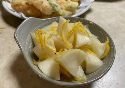 柚子大根を作りました 柚子大根を作りました
