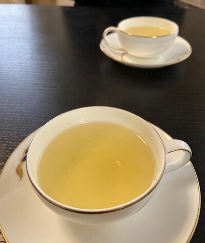 今日のサロンのハーブティーは 今日のサロンのハーブティーは