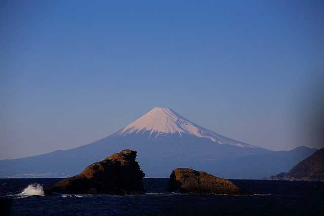 雲見海岸　富士山