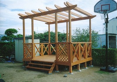 活躍?するウッドデッキ