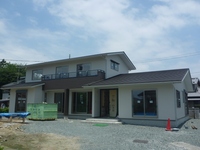 早出の家 足場撤去