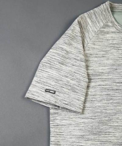 DUFFER BLACK LABEL:ヨリ杢ミニ裏毛 スラブボーダー Tシャツ DUFFER BLACK LABEL:ヨリ杢ミニ裏毛 スラブボーダー Tシャツ