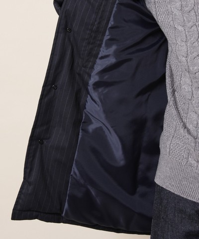 Wサキソニーダウンコート/メンズメルローズ(MEN’S MELROSE) Wサキソニーダウンコート/メンズメルローズ(MEN’S MELROSE)