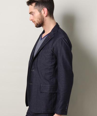 デニムライクカルゼテーラードジャケット/メンズメルローズ(MENS MELROSE) デニムライクカルゼテーラードジャケット/メンズメルローズ(MENS MELROSE)