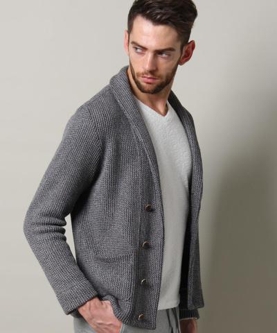 ラッセルショールカラーカーディガン/MEN’S MELROSE ラッセルショールカラーカーディガン/MEN’S MELROSE