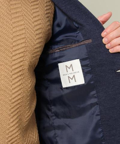 メランジニットジャケット/MENS MELROSE メランジニットジャケット/MENS MELROSE
