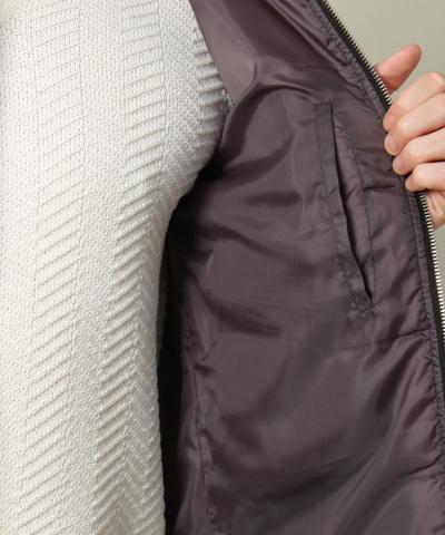 リングジャージーダウンベスト/MENS MELROSE(メンズメルローズ) リングジャージーダウンベスト/MENS MELROSE(メンズメルローズ)