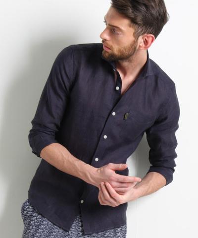 AKM別注リネンシャツ/MENS MELROSE AKM別注リネンシャツ/MENS MELROSE