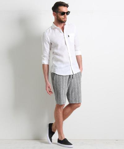 AKM別注リネンシャツ/MENS MELROSE AKM別注リネンシャツ/MENS MELROSE