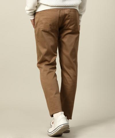 サテンストレッチ裏起毛スリムテーパードパンツ/MENS MELROSE サテンストレッチ裏起毛スリムテーパードパンツ/MENS MELROSE