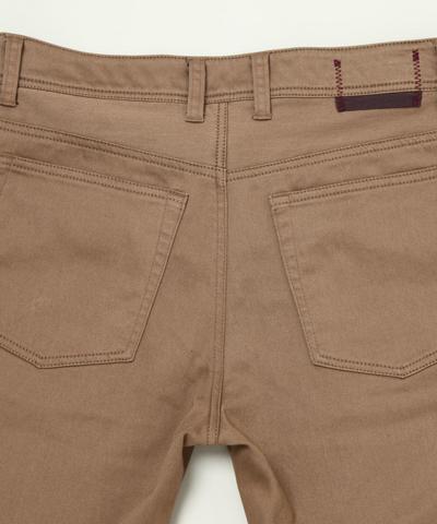 サテンストレッチ裏起毛スリムテーパードパンツ/MENS MELROSE サテンストレッチ裏起毛スリムテーパードパンツ/MENS MELROSE