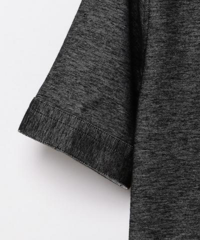 TCデニムニットホリゾンタルカラーポロ/MENS MELROSE(メンズメルローズ) TCデニムニットホリゾンタルカラーポロ/MENS MELROSE(メンズメルローズ)