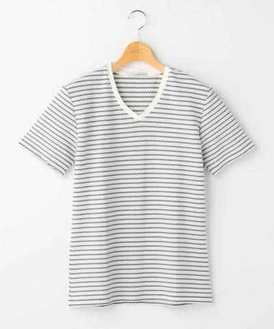 ぽこぽこボーダーTシャツ/MEN’S MELROSE ぽこぽこボーダーTシャツ/MEN’S MELROSE