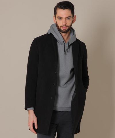 ポリエステルメルトンチェスターフィールドコート/MENS MELROSE(メンズメルローズ) ポリエステルメルトンチェスターフィールドコート/MENS MELROSE(メンズメルローズ)