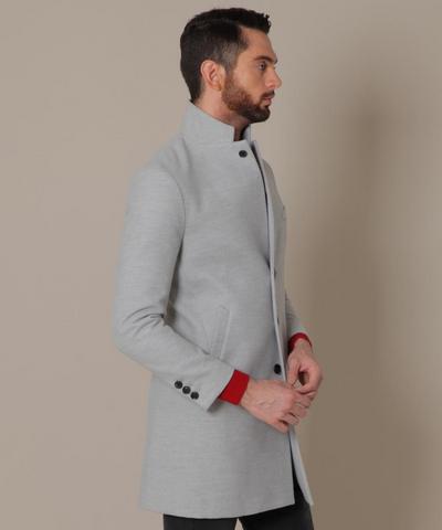 ポリエステルメルトンチェスターフィールドコート/MENS MELROSE(メンズメルローズ) ポリエステルメルトンチェスターフィールドコート/MENS MELROSE(メンズメルローズ)